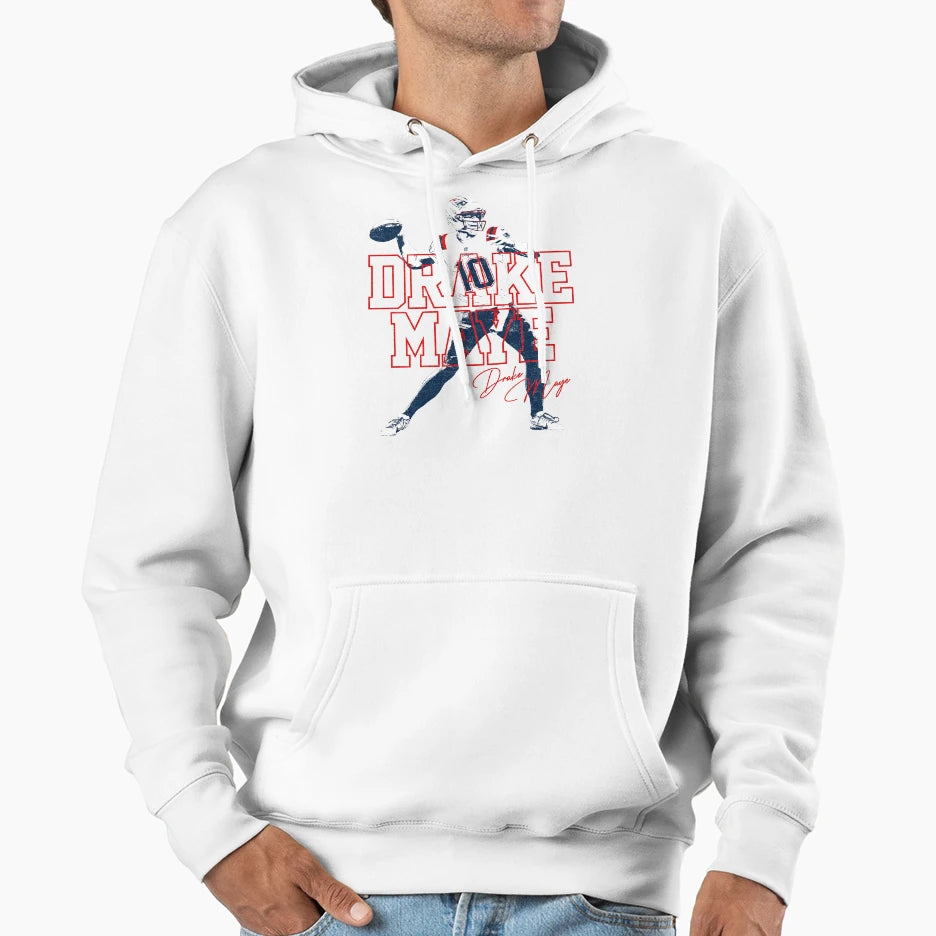 Drake Maye Variant Hoodie - Novelty Apparel Men Women - T-Shirt, Sweatshirt, Hoodie