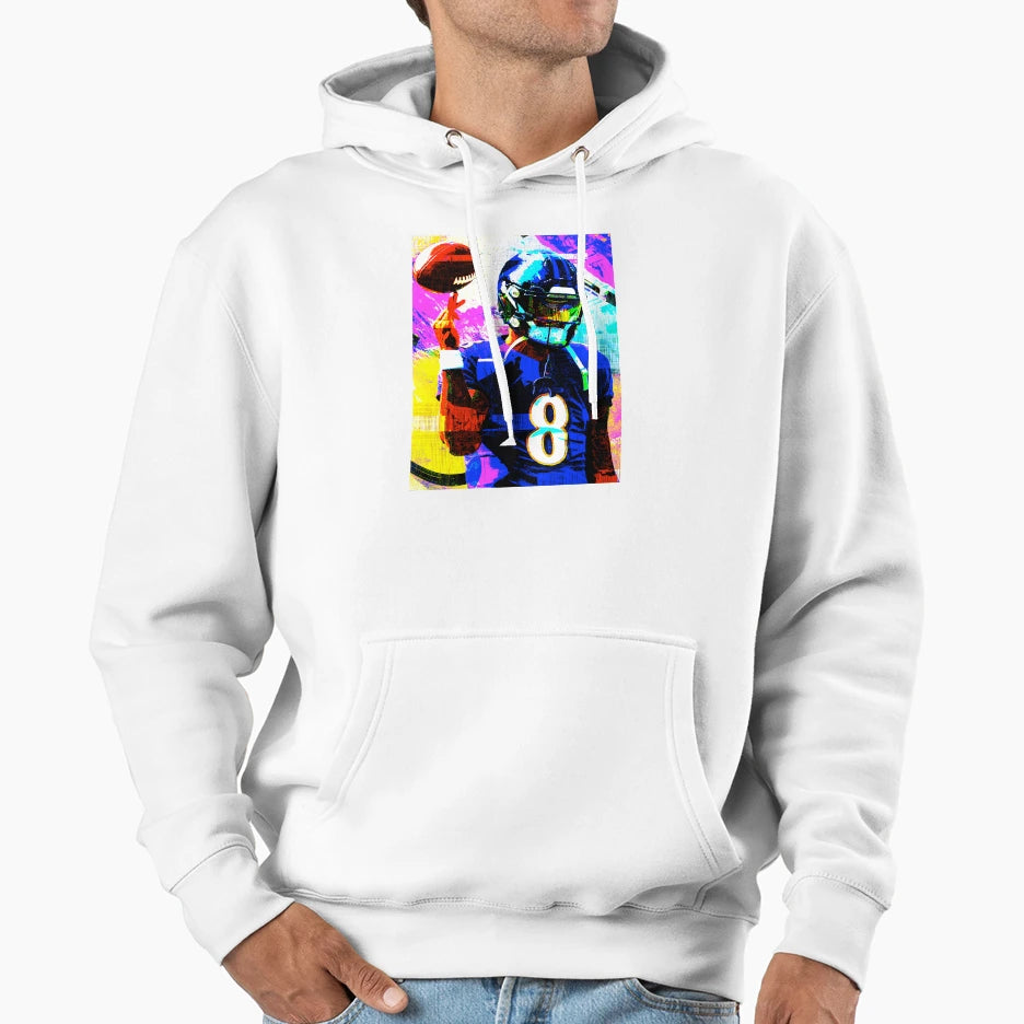 Handdrawn Lamar Hoodie - Minimalist Print Unisex - T-Shirt, Sweatshirt, Hoodie