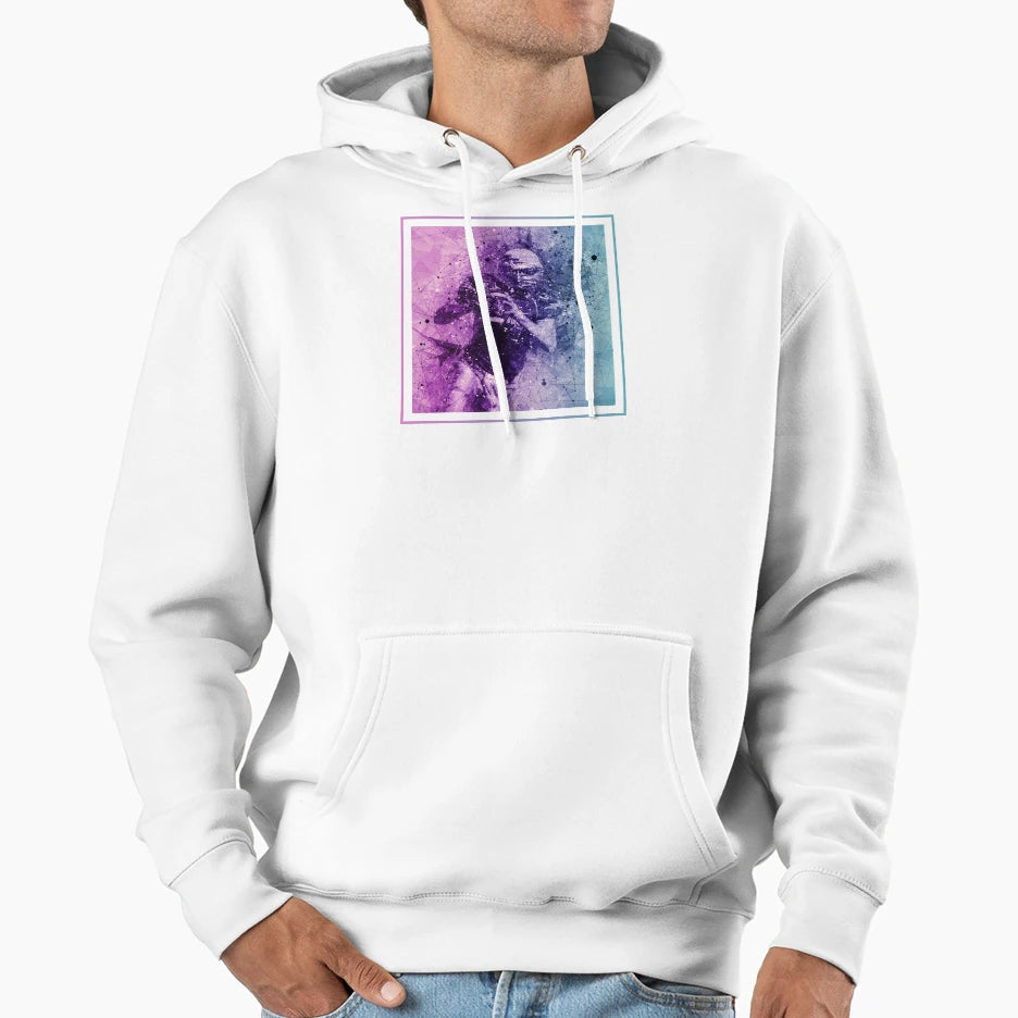 American Football Player Art Hoodie - Trendy Graphic Unisex - T-Shirt, Sweatshirt, Hoodie