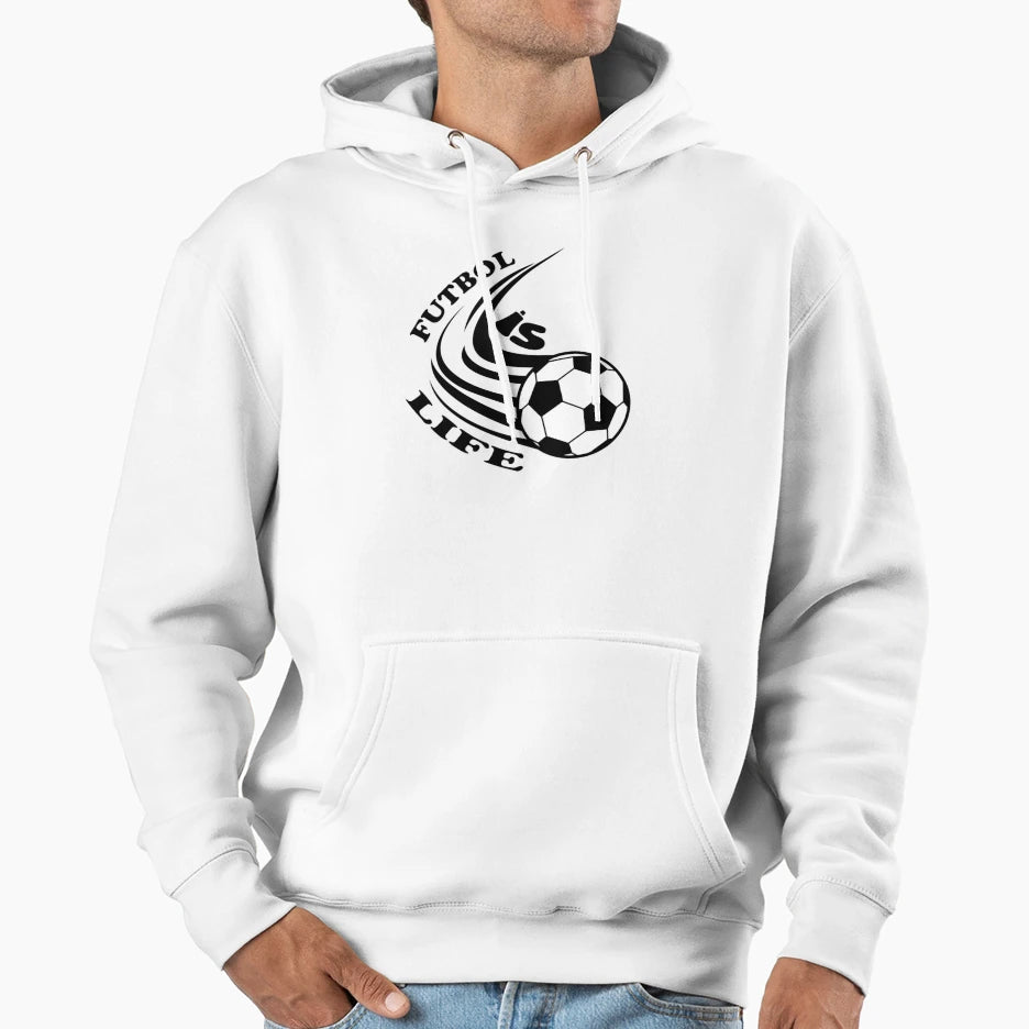 Futbol Is Life 17 Hoodie - Graphic Print Unisex - T-Shirt, Sweatshirt, Hoodie