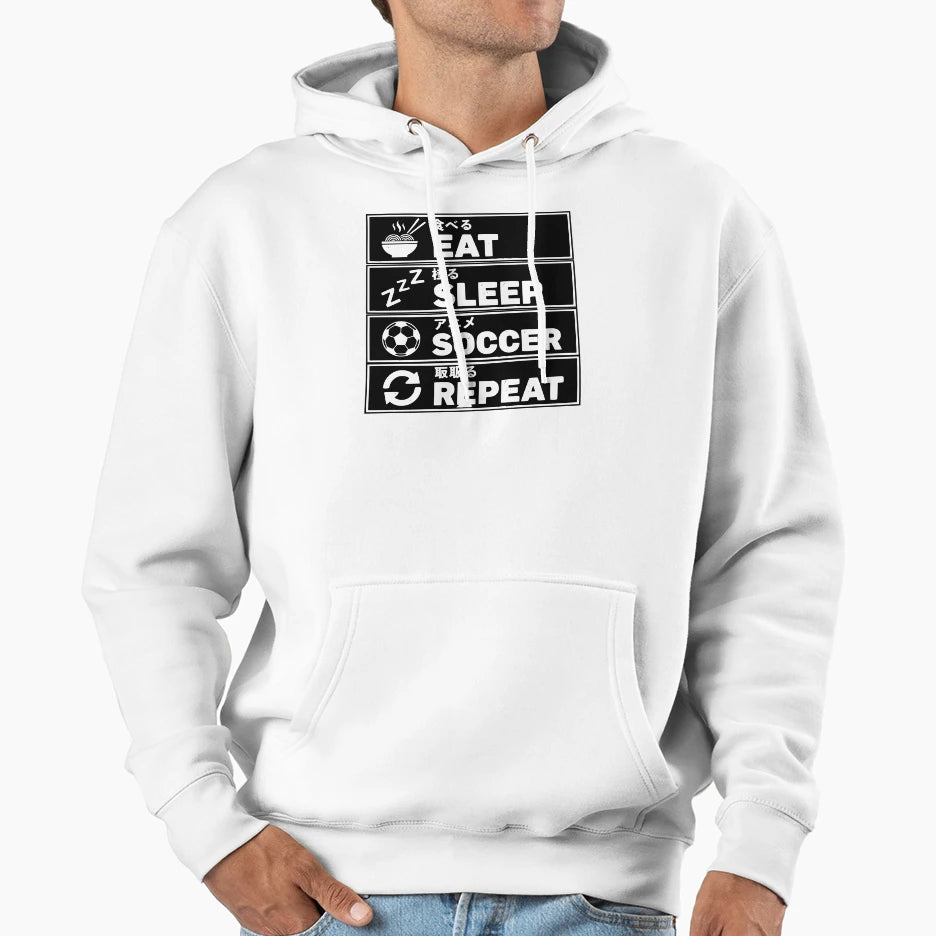 Eat Sleep Pizza Repeat Funny T-Shirt - Aesthetic Graphic for Adults - T-Shirt, Sweatshirt, Hoodie