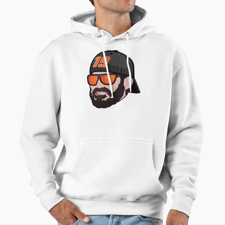 19 Jr Racer Hoodie - Minimalist Print Men Women - T-Shirt, Sweatshirt, Hoodie
