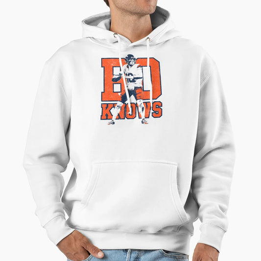 Bo Knows Bo Nix Variant Hoodie - Novelty Apparel Unisex - T-Shirt, Sweatshirt, Hoodie
