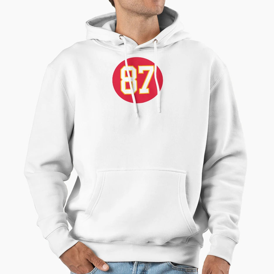TK Number 87 Jersey Kansas City Hoodie - Streetwear Style for Adults - T-Shirt, Sweatshirt, Hoodie
