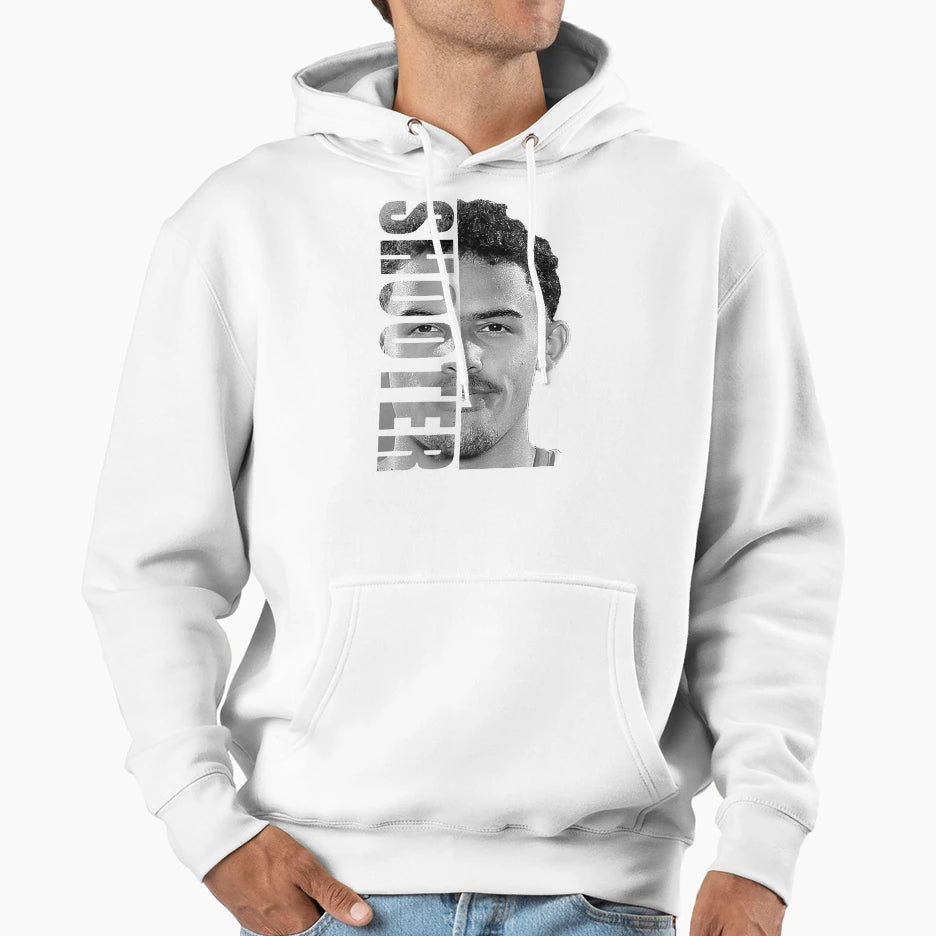 Trae Young Shooter Hoodie - Trendy Graphic Unisex - T-Shirt, Sweatshirt, Hoodie
