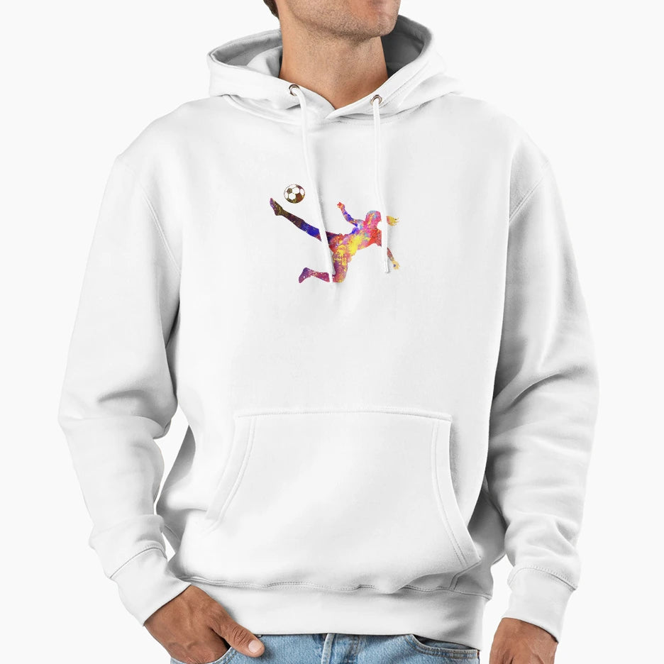Kicking Ball Air Art I Hoodie - Custom Art Print for Adults - T-Shirt, Sweatshirt, Hoodie
