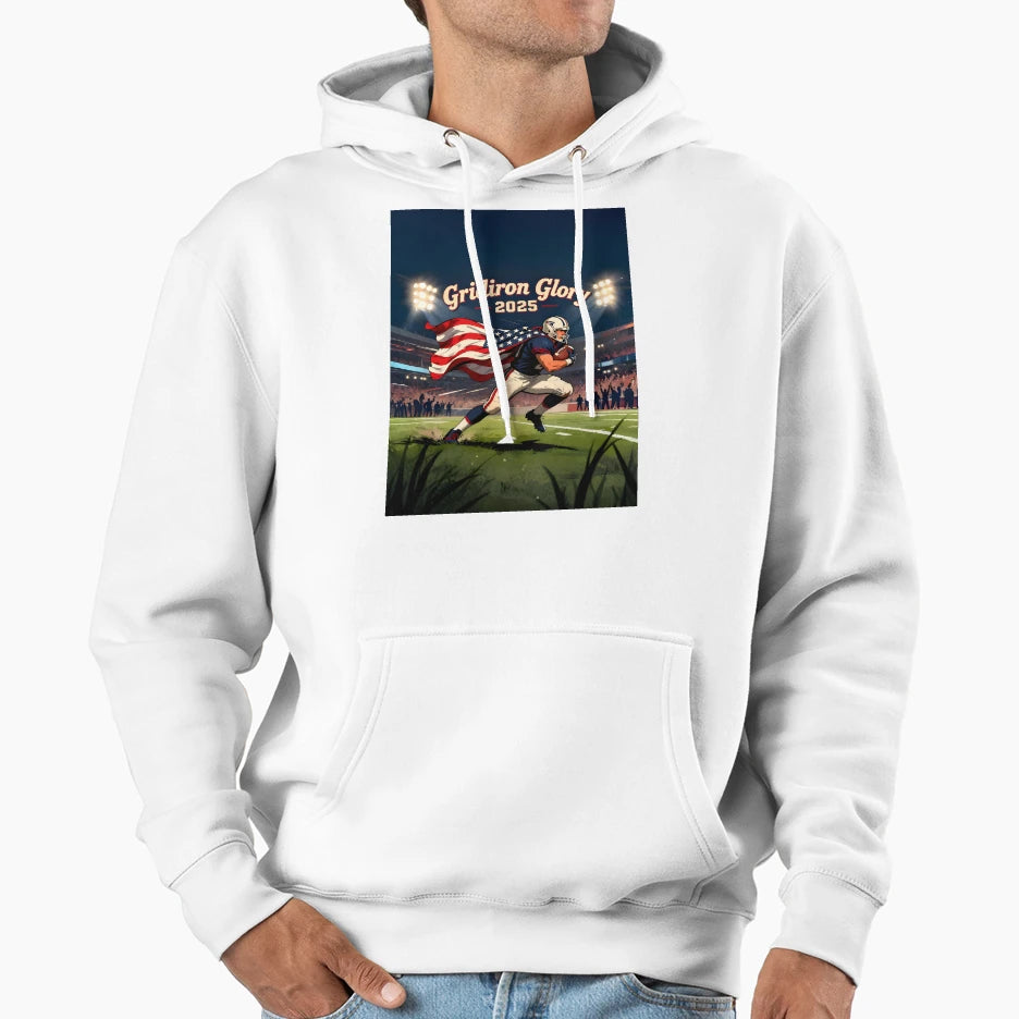 Gridiron Glory 2025 Hoodie - Streetwear Style Men Women - T-Shirt, Sweatshirt, Hoodie