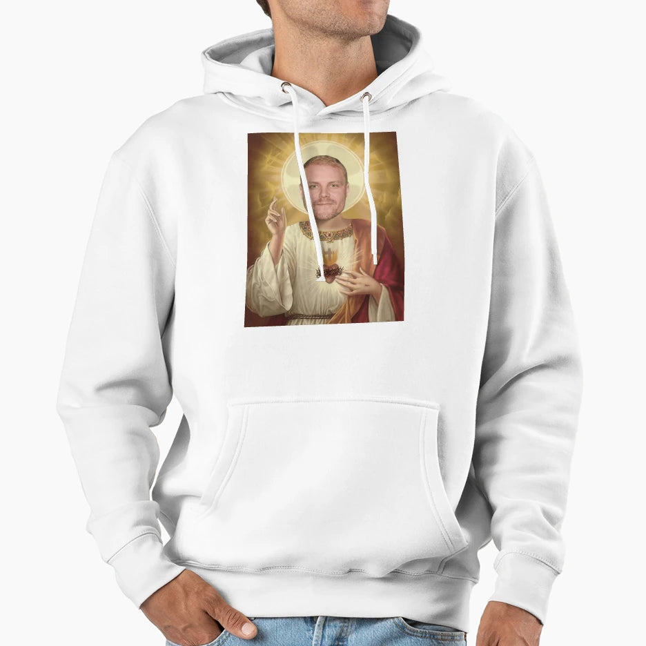 Valtteri Bottas As Jesus Hoodie - Casual Everyday Wear Men Women - T-Shirt, Sweatshirt, Hoodie