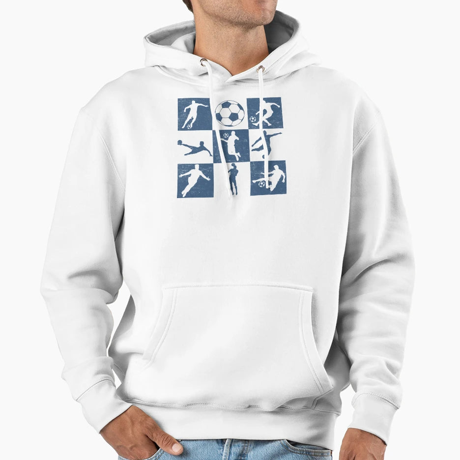 Mens Soccer Football Hoodie - Casual Everyday Wear Men Women - T-Shirt, Sweatshirt, Hoodie