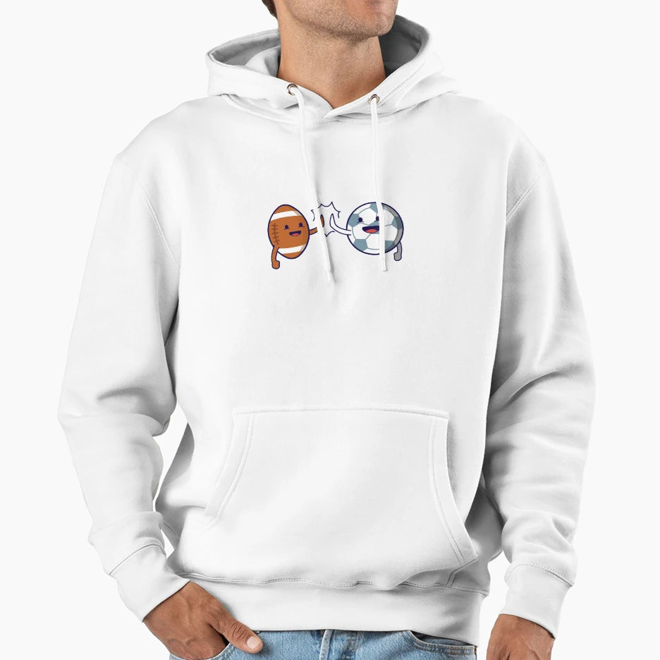 Football Football Hoodie - Graphic Print Men Women - T-Shirt, Sweatshirt, Hoodie