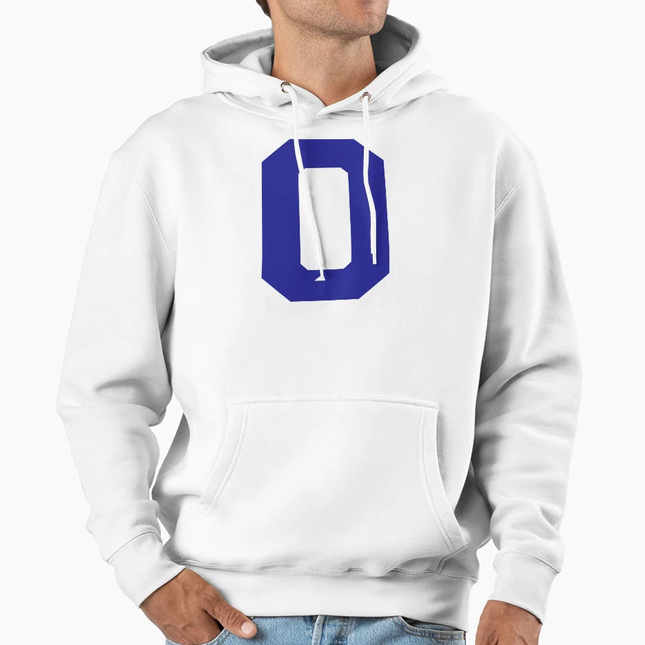 Number 0 Blue Zero Sports Number Hoodie - Fun Novelty Design for Adults - T-Shirt, Sweatshirt, Hoodie