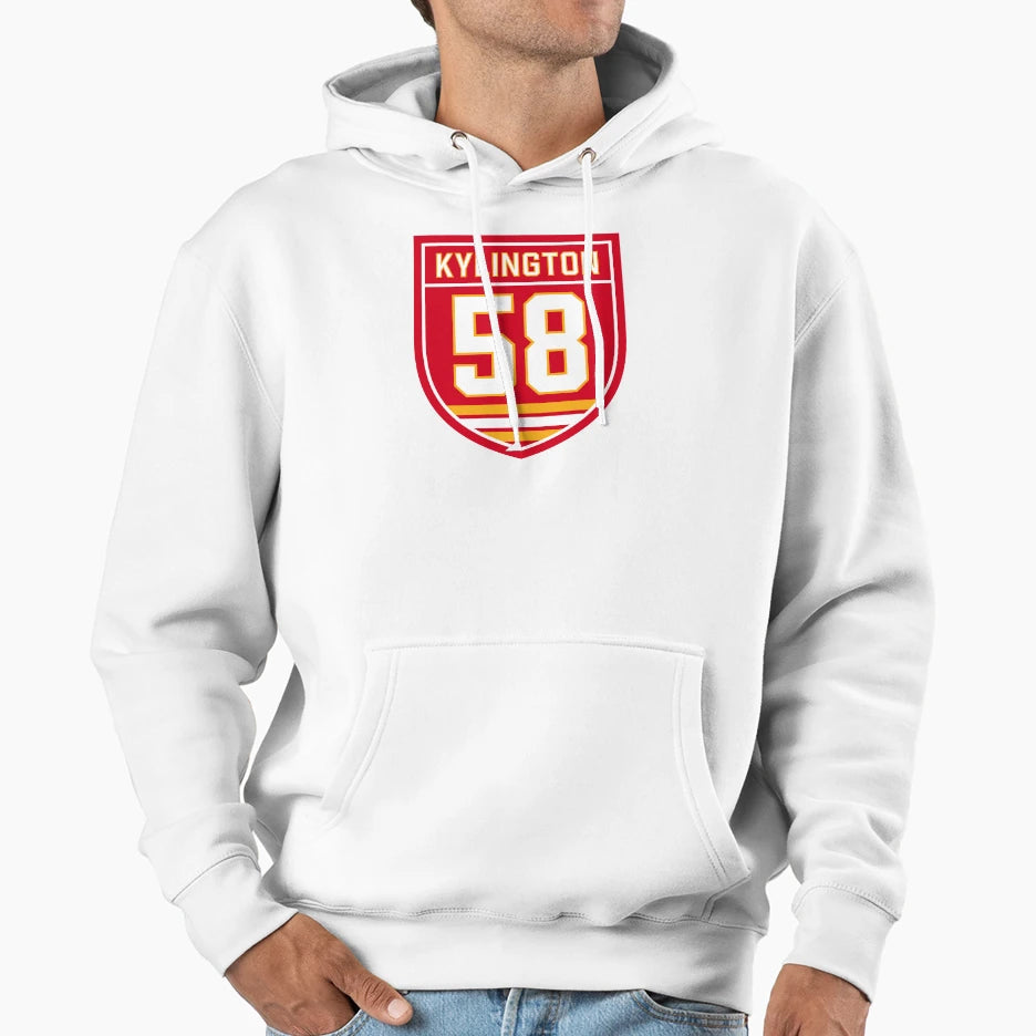 Oliver Kylington Calgary 58 Emblem Hoodie - Graphic Print Men Women - T-Shirt, Sweatshirt, Hoodie