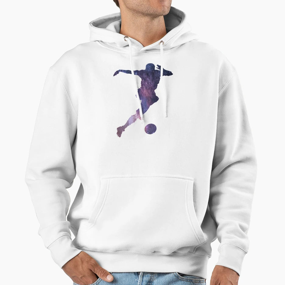 Soccer Galaxy Sport Club Game Ball Hoodie - Trendy Graphic Men Women - T-Shirt, Sweatshirt, Hoodie