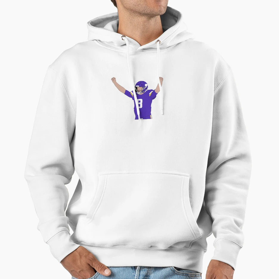 Minnesota Viking Kirk Cousins Hoodie - Custom Art Print Men Women - T-Shirt, Sweatshirt, Hoodie
