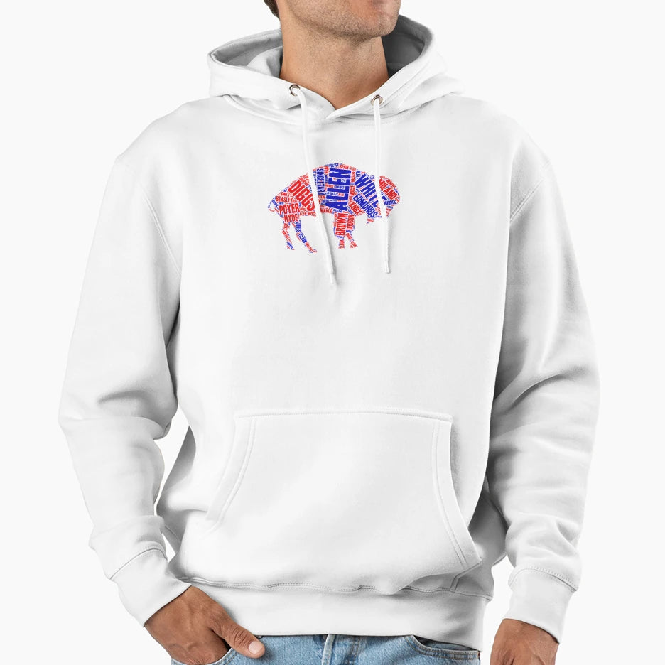 Buffalo Player Names Hoodie - Streetwear Style Men Women - T-Shirt, Sweatshirt, Hoodie