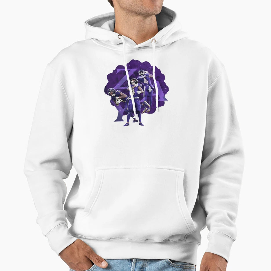 Zay Flowers Hoodie - Unique Graphic Unisex - T-Shirt, Sweatshirt, Hoodie