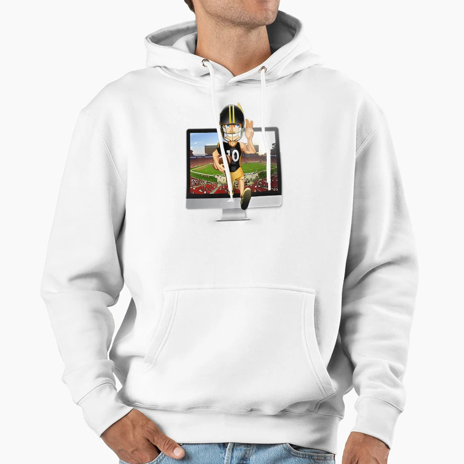 American Football Hoodie - Fun Novelty Design for Adults - T-Shirt, Sweatshirt, Hoodie