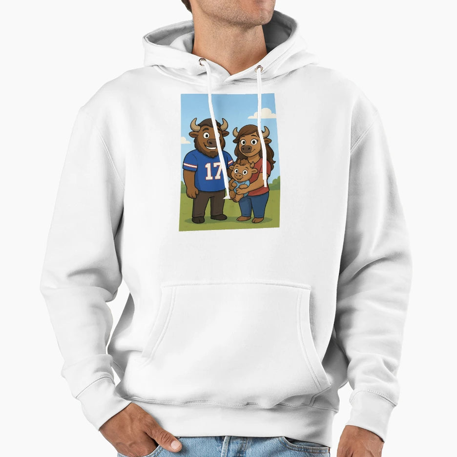 Buffalo Hoodie - Novelty Apparel for Adults - T-Shirt, Sweatshirt, Hoodie