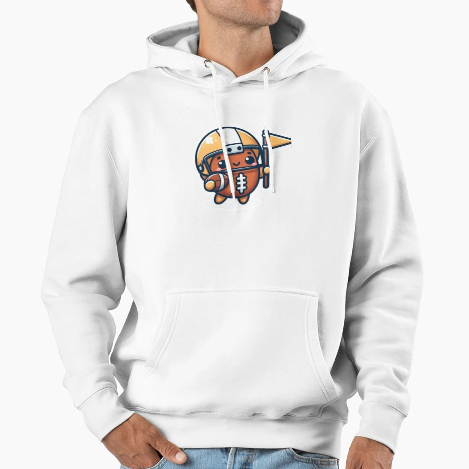 American Football Mascot 2 Hoodie - Aesthetic Graphic Men Women - T-Shirt, Sweatshirt, Hoodie