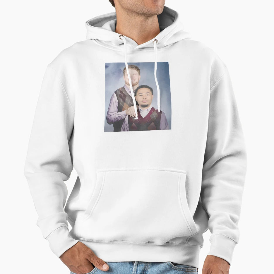 Seattle Football Duo Argyle Vest Fun Hoodie - Aesthetic Graphic Men Women - T-Shirt, Sweatshirt, Hoodie