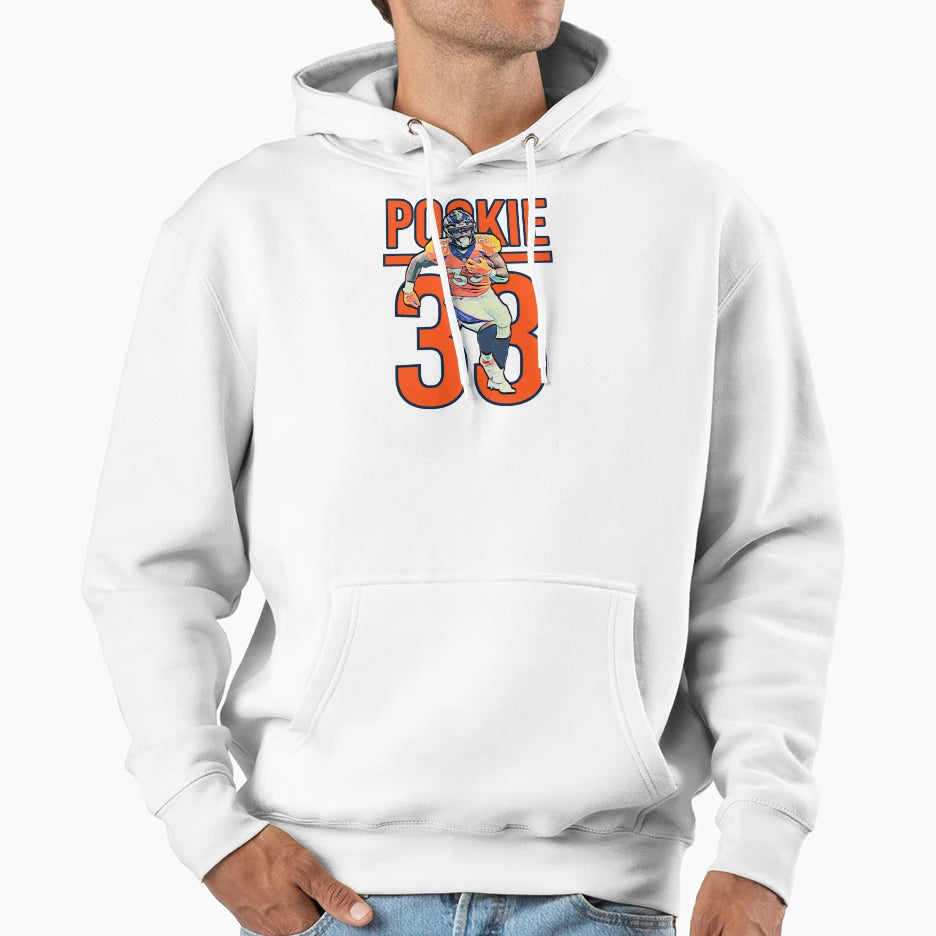 Javonte Williams Number Hoodie - Fun Novelty Design for Adults - T-Shirt, Sweatshirt, Hoodie
