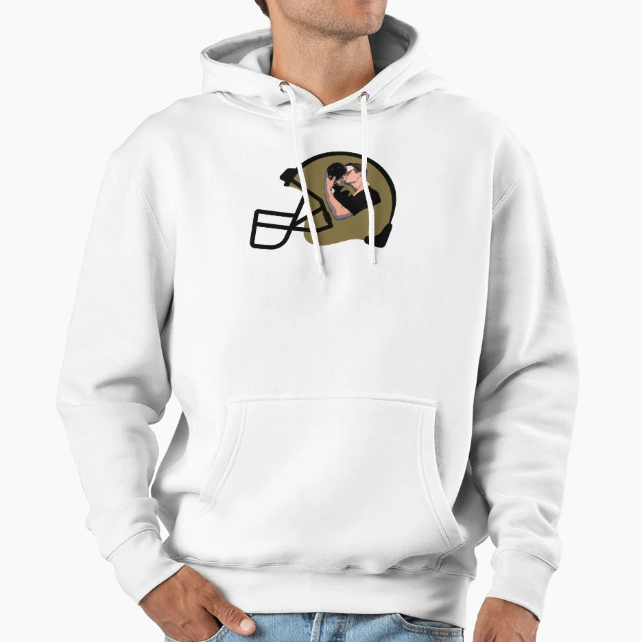 Daddy S Darlings Helmet Hoodie - Graphic Print for Adults - T-Shirt, Sweatshirt, Hoodie