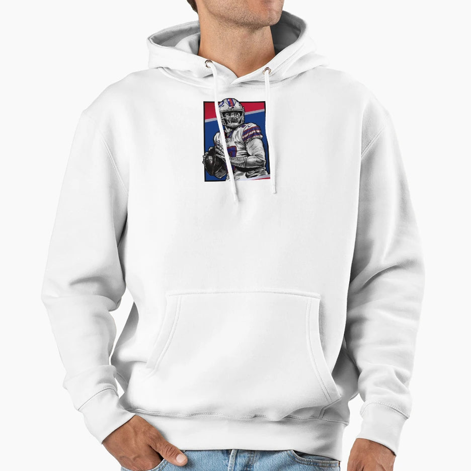 Allen Ready To Throw Hoodie - Aesthetic Graphic for Adults - T-Shirt, Sweatshirt, Hoodie
