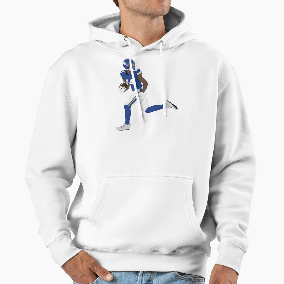 Football Run Hoodie - Trendy Graphic Unisex - T-Shirt, Sweatshirt, Hoodie