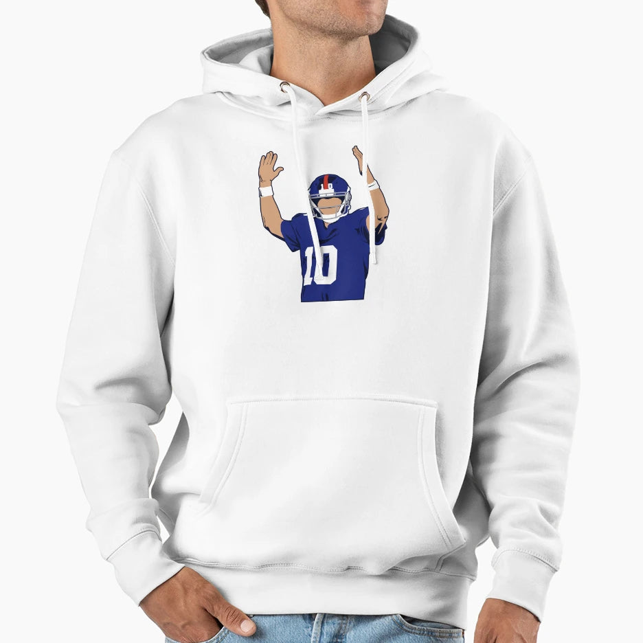 Eli Manning Hoodie - Aesthetic Graphic Men Women - T-Shirt, Sweatshirt, Hoodie