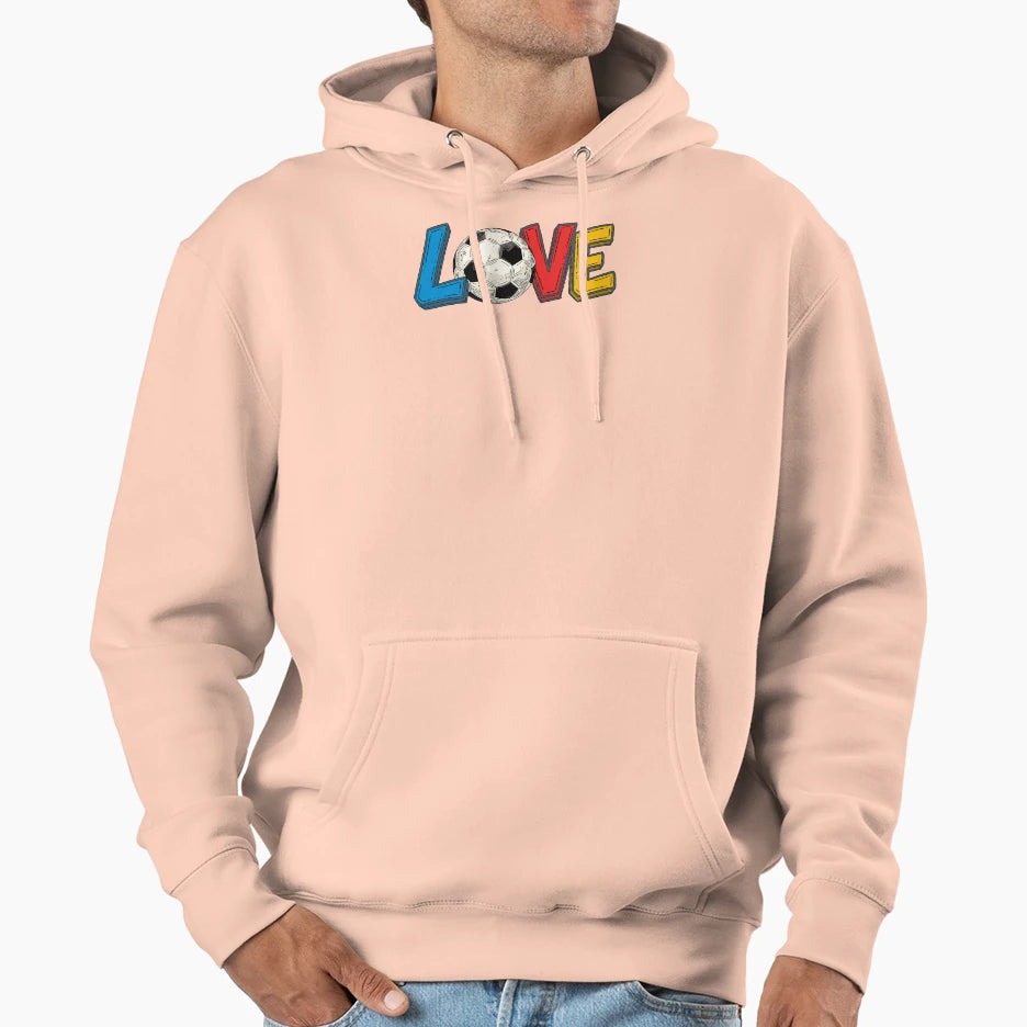 Love Soccer One Ball Endless Passion Hoodie - Aesthetic Graphic Unisex - T-Shirt, Sweatshirt, Hoodie