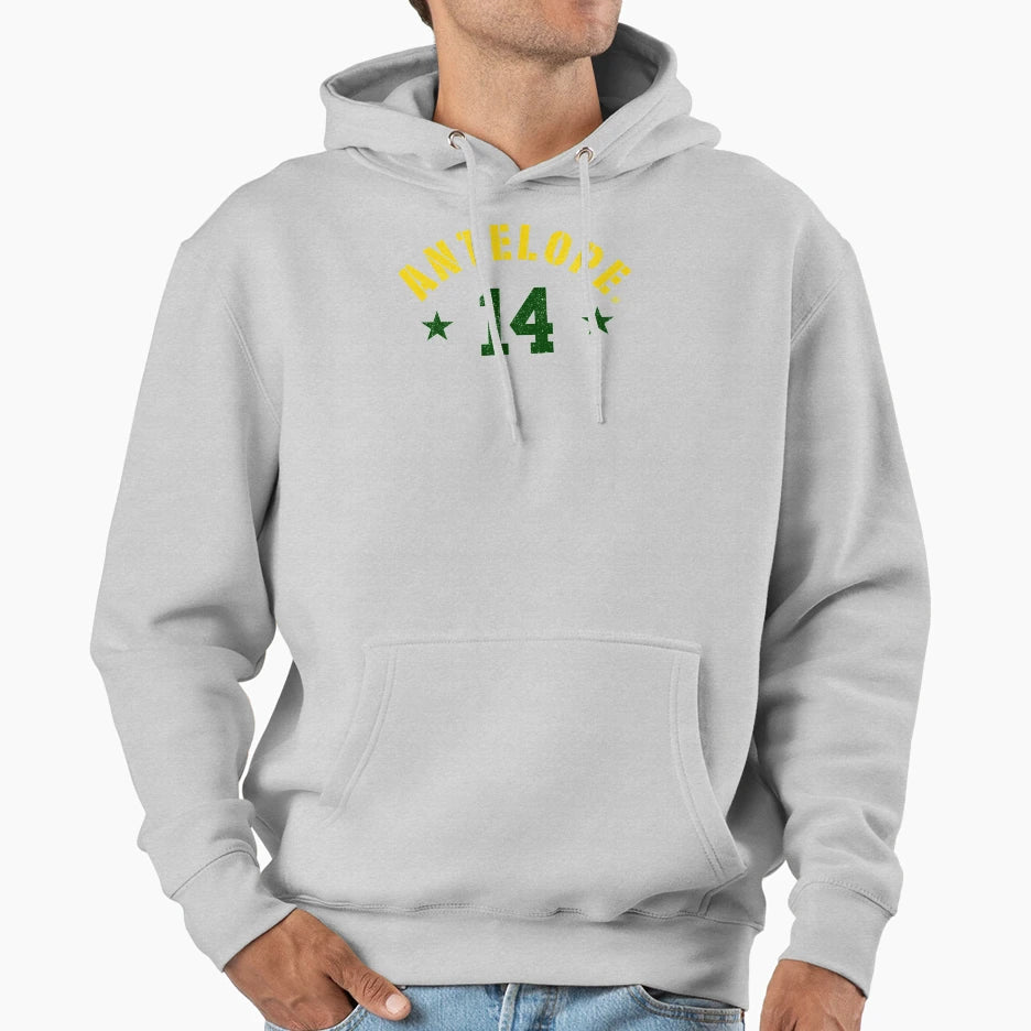 Alabama Antelope 14 Green Bay Legend Hoodie - Custom Art Print for Adults - T-Shirt, Sweatshirt, Hoodie