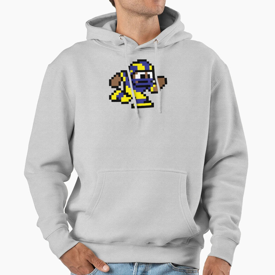 8 Bit Player Los Angeles Rams Hoodie - Minimalist Print Men Women - T-Shirt, Sweatshirt, Hoodie
