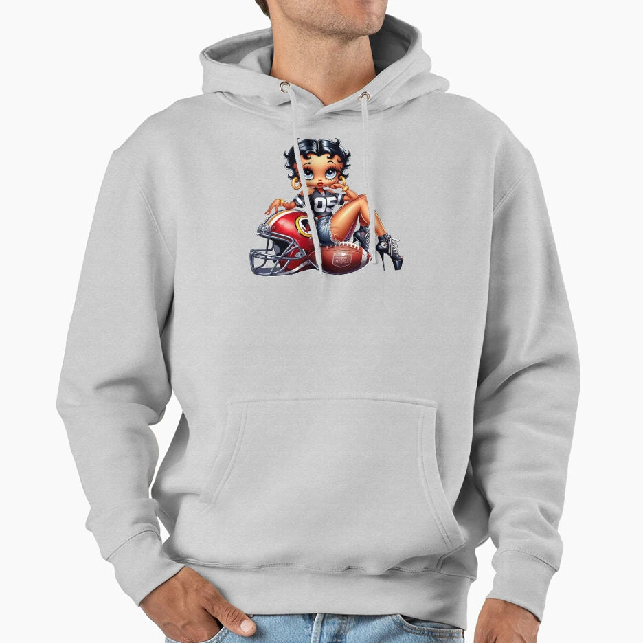 Football Ready Hoodie - Fun Novelty Design Men Women - T-Shirt, Sweatshirt, Hoodie
