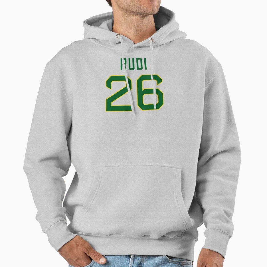 Joe Rudi Hoodie - Minimalist Print Men Women - T-Shirt, Sweatshirt, Hoodie