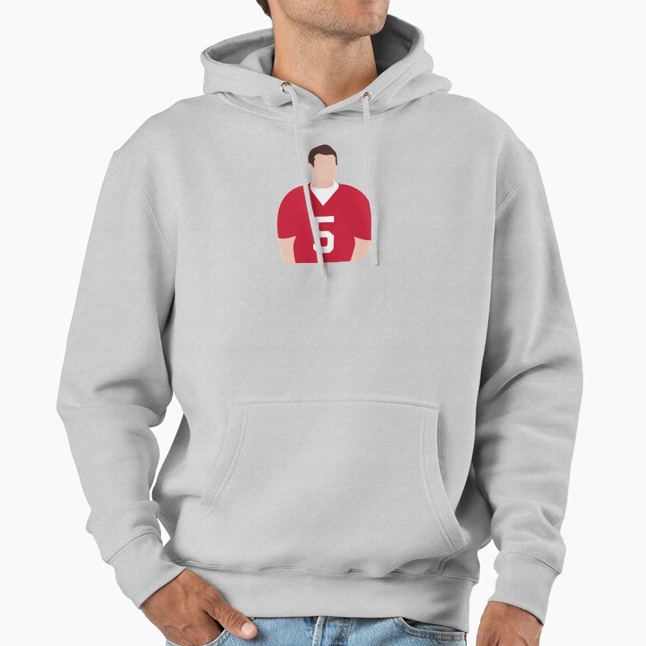 Finn Hudson Quarterback Hoodie - Aesthetic Graphic Men Women - T-Shirt, Sweatshirt, Hoodie