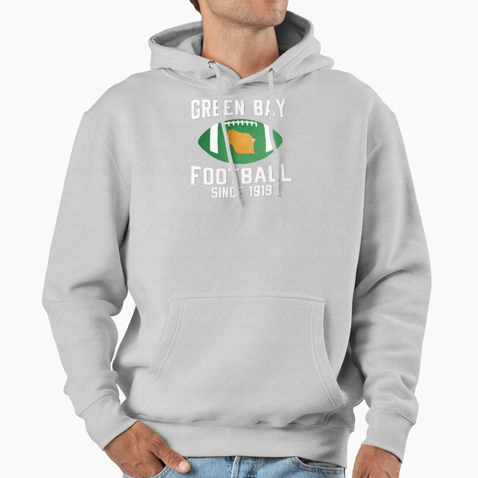 Green Bay Football Hoodie - Streetwear Style Men Women - T-Shirt, Sweatshirt, Hoodie