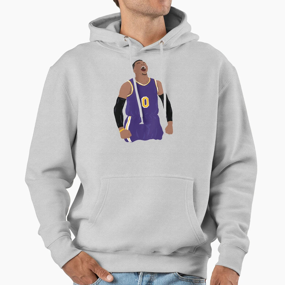 Russell Westbrook 0 Hoodie - Custom Art Print Men Women - T-Shirt, Sweatshirt, Hoodie