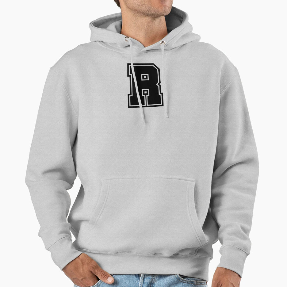 Letter R Hoodie - Aesthetic Graphic Men Women - T-Shirt, Sweatshirt, Hoodie