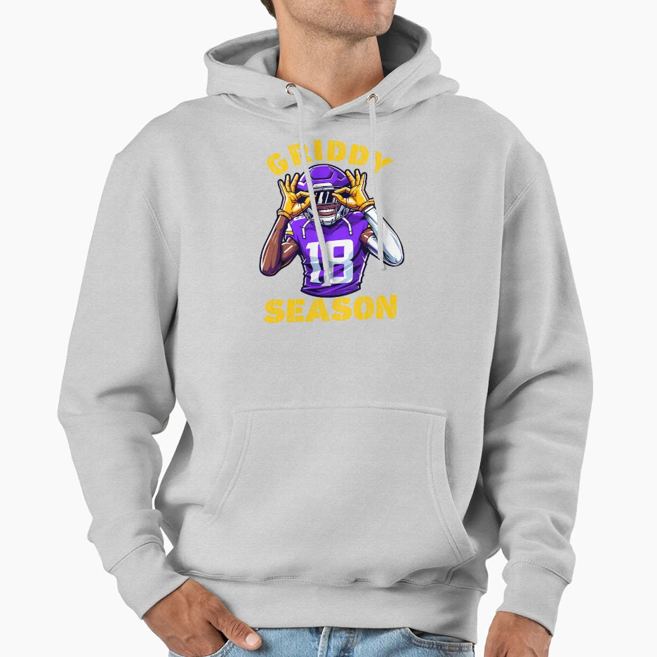 Griddy Season Hoodie - Custom Art Print for Adults - T-Shirt, Sweatshirt, Hoodie