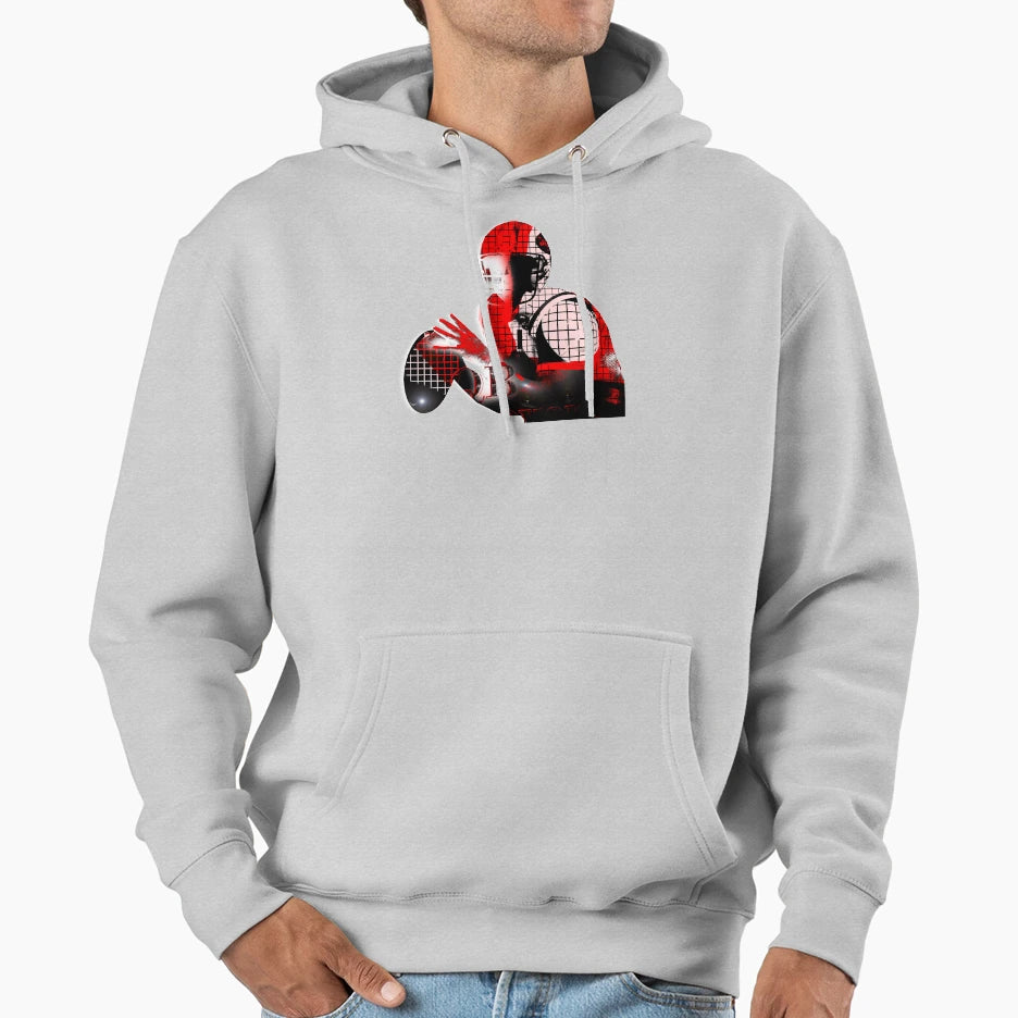 Quarterback Hoodie - Fun Novelty Design Unisex - T-Shirt, Sweatshirt, Hoodie