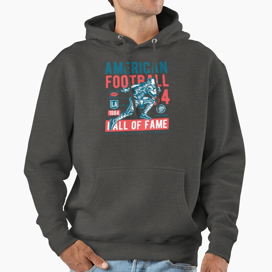 Football Hoodie - Fun Novelty Design for Adults - T-Shirt, Sweatshirt, Hoodie