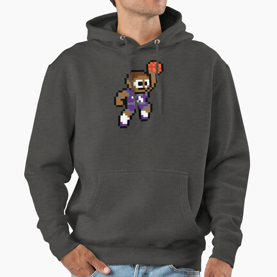 Sacramento Kings 8 Bit Basketball Hoodie - Minimalist Print Men Women - T-Shirt, Sweatshirt, Hoodie