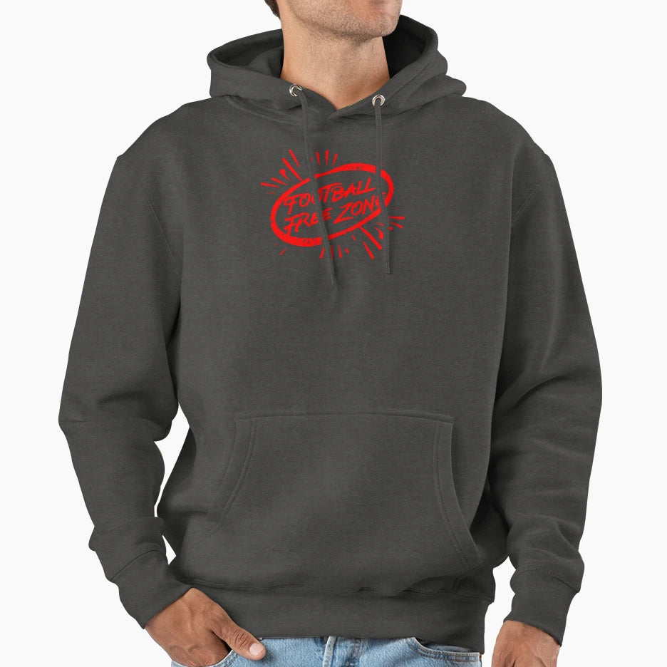 Football Free Zone Hoodie - Unique Graphic Men Women - T-Shirt, Sweatshirt, Hoodie