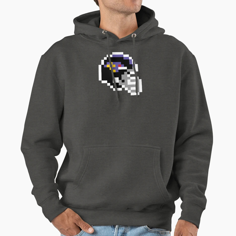 Baltimore Ravens 8 Bit Football Hoodie - Fun Novelty Design for Adults - T-Shirt, Sweatshirt, Hoodie