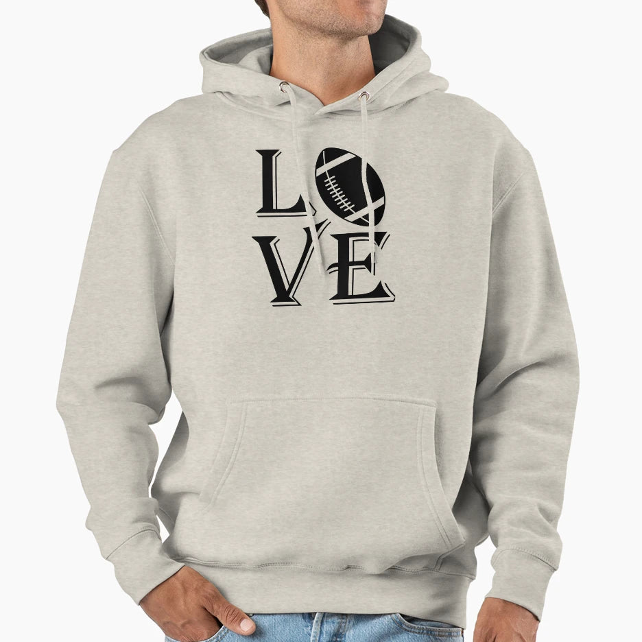 Football Lover American Football Hoodie - Custom Art Print for Adults - T-Shirt, Sweatshirt, Hoodie
