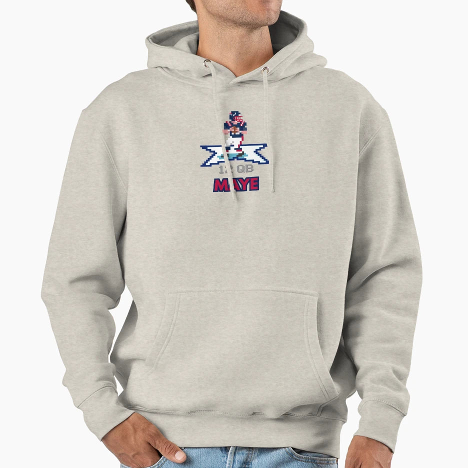 Patriots Quarterback Drake Maye As Hoodie - Trendy Graphic for Adults - T-Shirt, Sweatshirt, Hoodie