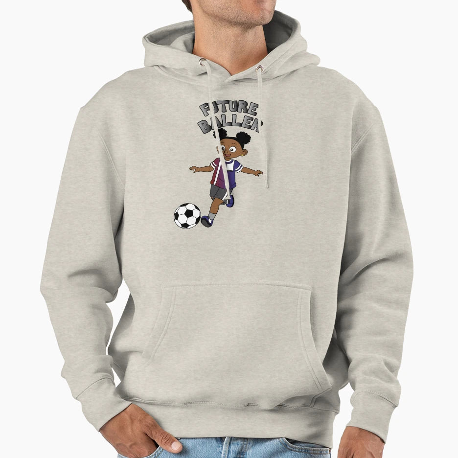 Future Baller Afro Puffs Hoodie - Unique Graphic for Adults - T-Shirt, Sweatshirt, Hoodie