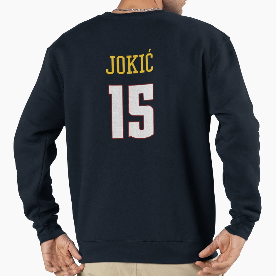Nikola Joki 15 Nuggets Sweatshirt - Aesthetic Graphic Unisex - T-Shirt, Sweatshirt, Hoodie