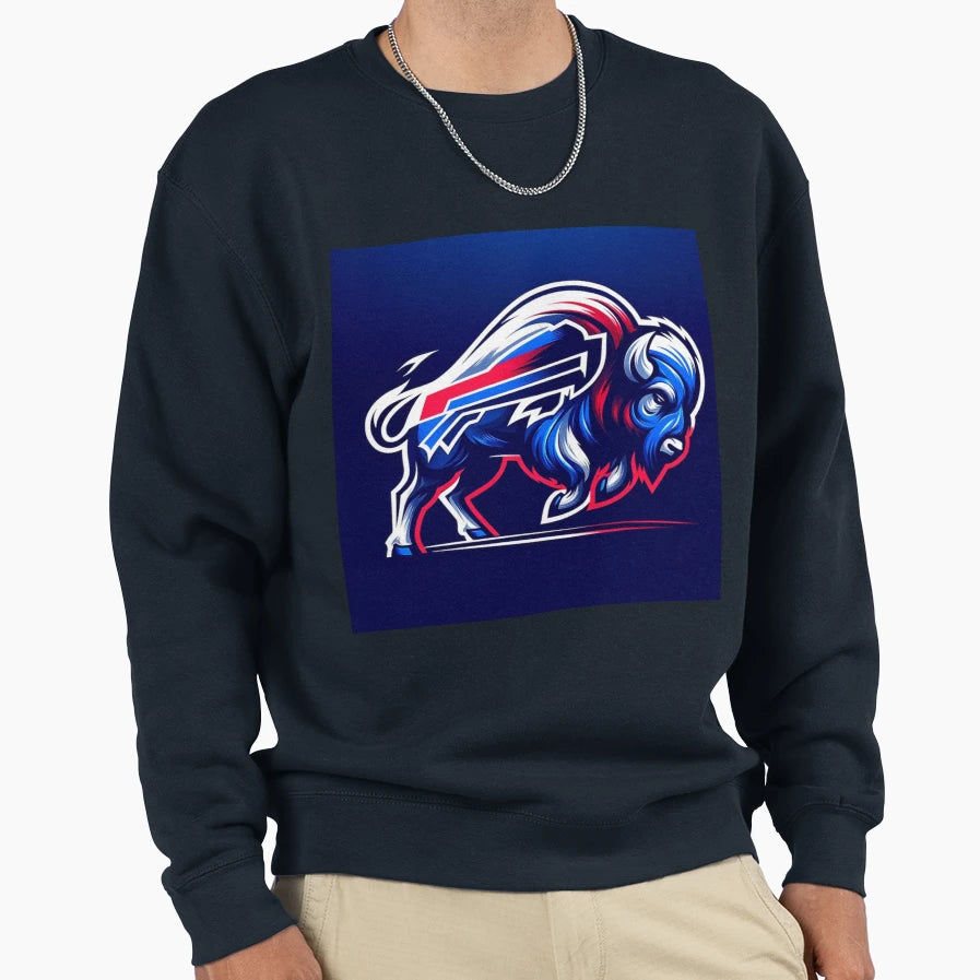 Buffalo Football Sweatshirt - Novelty Apparel Men Women - T-Shirt, Sweatshirt, Hoodie
