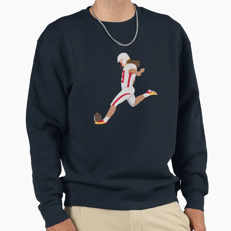 Kick Like Sweatshirt - Fun Novelty Design Men Women - T-Shirt, Sweatshirt, Hoodie